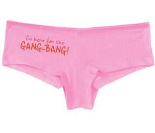 Here for the Gang Bang - Pink Boy Short