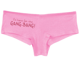 Here for the Gang Bang - Pink Boy Short