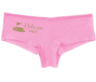 Hole In One - Funny Golf - Pink Boy Short