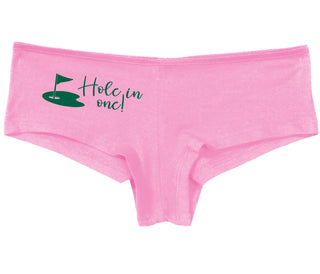 Hole In One - Funny Golf - Pink Boy Short