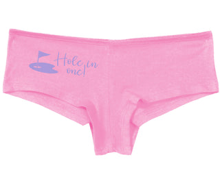 Hole In One - Funny Golf - Pink Boy Short