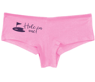 Hole In One - Funny Golf - Pink Boy Short