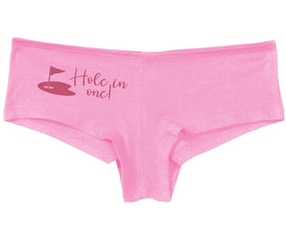 Hole In One - Funny Golf - Pink Boy Short