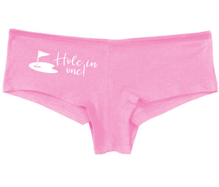 Hole In One - Funny Golf - Pink Boy Short