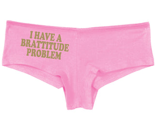 I Have A Brattitude Problem - Pink Boy Short