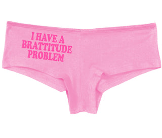 I Have A Brattitude Problem - Pink Boy Short