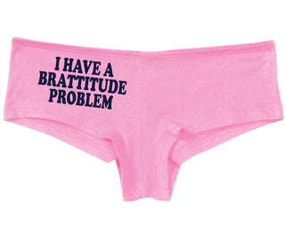 I Have A Brattitude Problem - Pink Boy Short