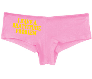 I Have A Brattitude Problem - Pink Boy Short