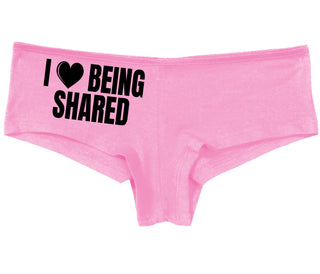I Love Being Shared - Pink Boy Short