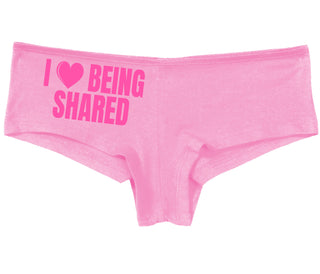 I Love Being Shared - Pink Boy Short