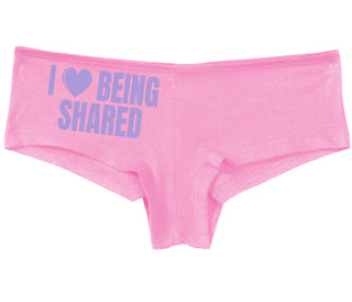 I Love Being Shared - Pink Boy Short