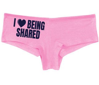 I Love Being Shared - Pink Boy Short