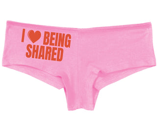 I Love Being Shared - Pink Boy Short