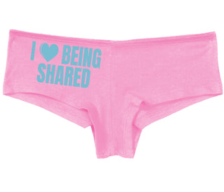 I Love Being Shared - Pink Boy Short