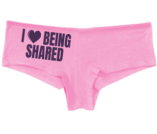I Love Being Shared - Pink Boy Short