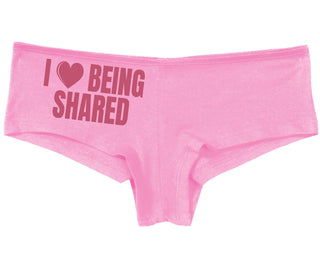 I Love Being Shared - Pink Boy Short