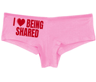 I Love Being Shared - Pink Boy Short