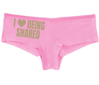 I Love Being Shared - Pink Boy Short