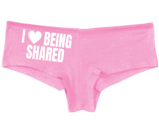 I Love Being Shared - Pink Boy Short