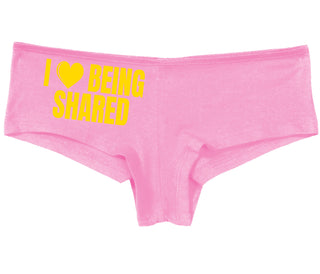 I Love Being Shared - Pink Boy Short