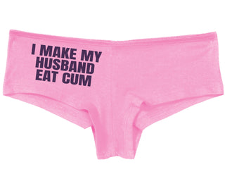 i Make My Husband Eat Cum - Pink Boy Short