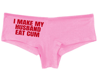 i Make My Husband Eat Cum - Pink Boy Short