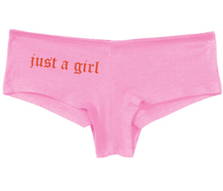 Just A Girl - Pink Boy Short