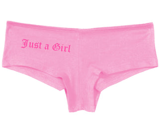 Just A Girl - Pink Boy Short