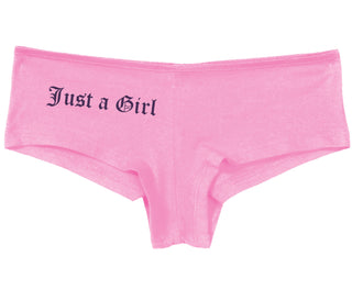 Just A Girl - Pink Boy Short