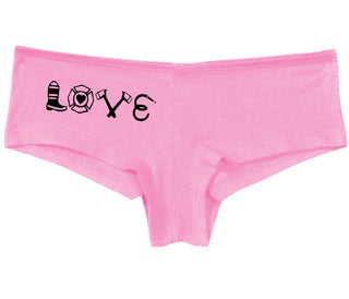 Love Fire Fighter - Pink Boy Short