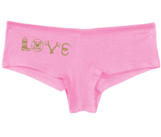 Love Fire Fighter - Pink Boy Short