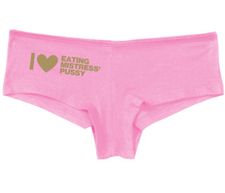 I Love Eating Mistress's Pussy - Pink Boy Short