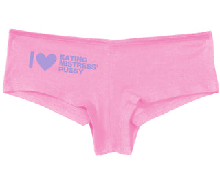 I Love Eating Mistress's Pussy - Pink Boy Short
