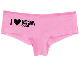 I Love Sucking Master's Cock - Pink Boy Short