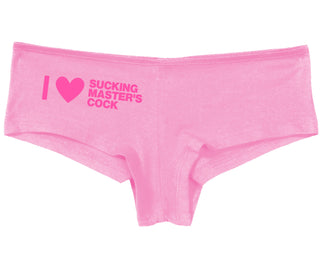 I Love Sucking Master's Cock - Pink Boy Short