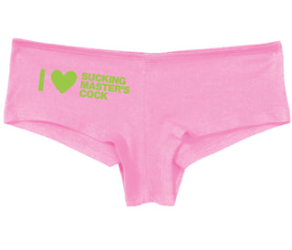 I Love Sucking Master's Cock - Pink Boy Short