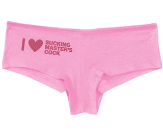 I Love Sucking Master's Cock - Pink Boy Short