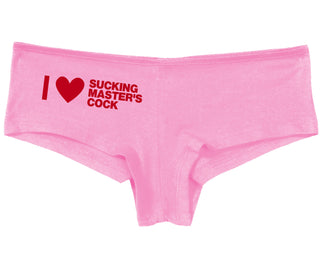 I Love Sucking Master's Cock - Pink Boy Short