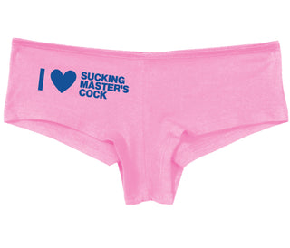 I Love Sucking Master's Cock - Pink Boy Short