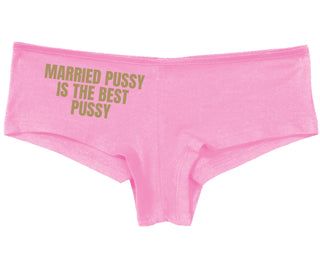 Married Pussy Is The Best Pussy - Pink Boy Short