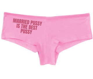 Married Pussy Is The Best Pussy - Pink Boy Short