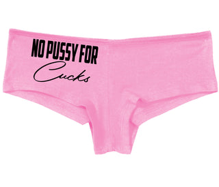 No Pussy For Cucks - Pink Boy Short