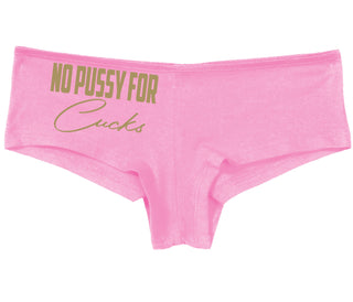 No Pussy For Cucks - Pink Boy Short