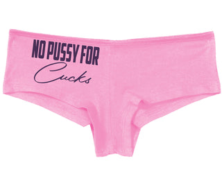 No Pussy For Cucks - Pink Boy Short