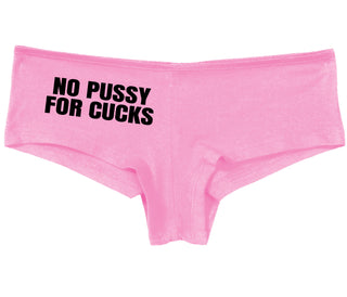 No Pussy For Cucks - Pink Boy Short