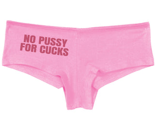 No Pussy For Cucks - Pink Boy Short