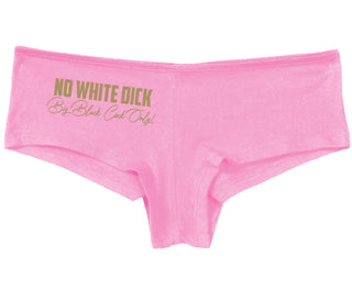 No White Dick - Big Black Cock Only - Pink Boy Short
