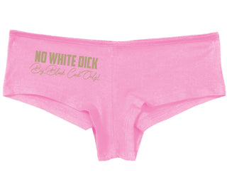 No White Dick - Big Black Cock Only - Pink Boy Short