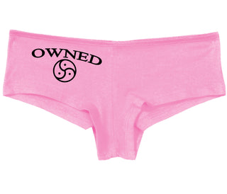 Owned With BDSM Symbol - Pink Boy Short