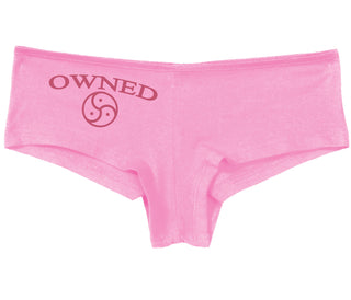 Owned With BDSM Symbol - Pink Boy Short